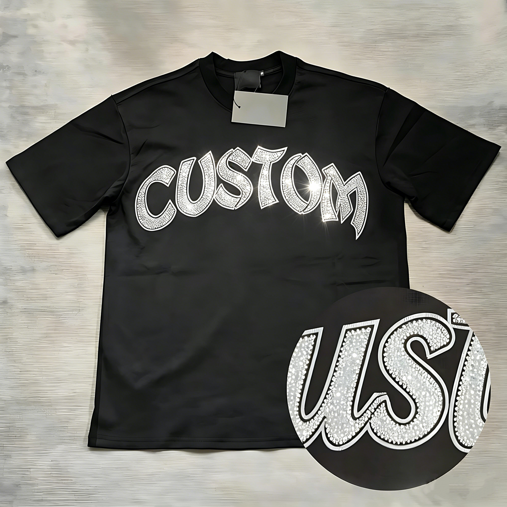 Streetwear Rhinestone T-shirt