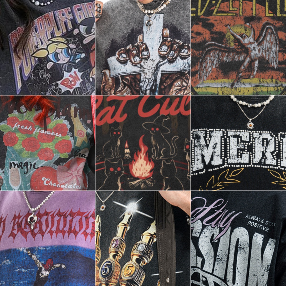 Pure Cotton Crew Neck T-shirts