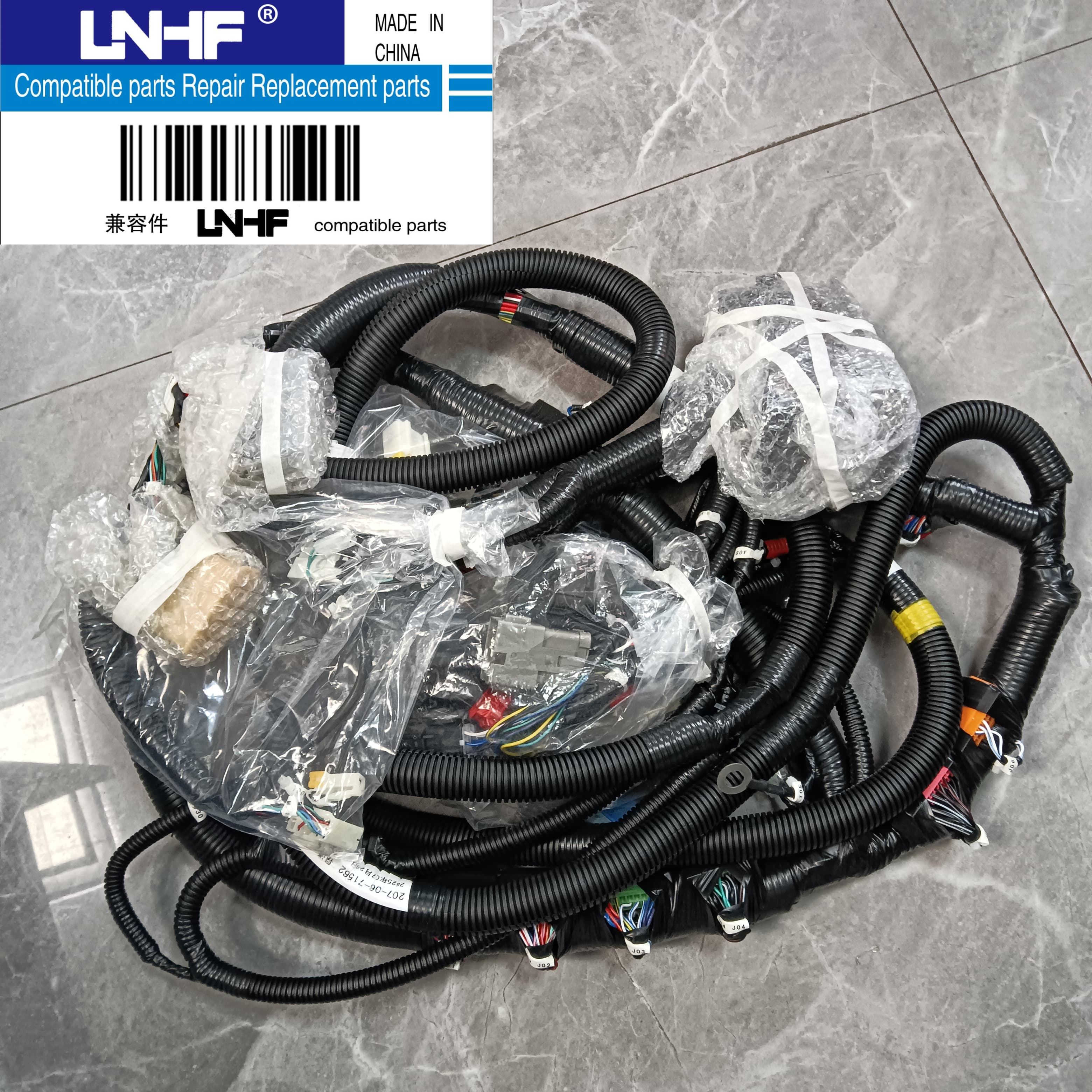 LNHF 207-06-71562 Excavator New Internal Wiring Harness High Quality Compatible Parts PC300-7 PC360-7 207-06-71562 for Komatsu