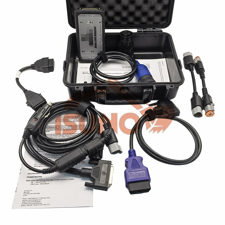 NEW INLINE 6 Data Link Adapter for Truck Scanner Heavy Duty V7.62 Data Link Adapter Diesel Truck Diagnostic Tool