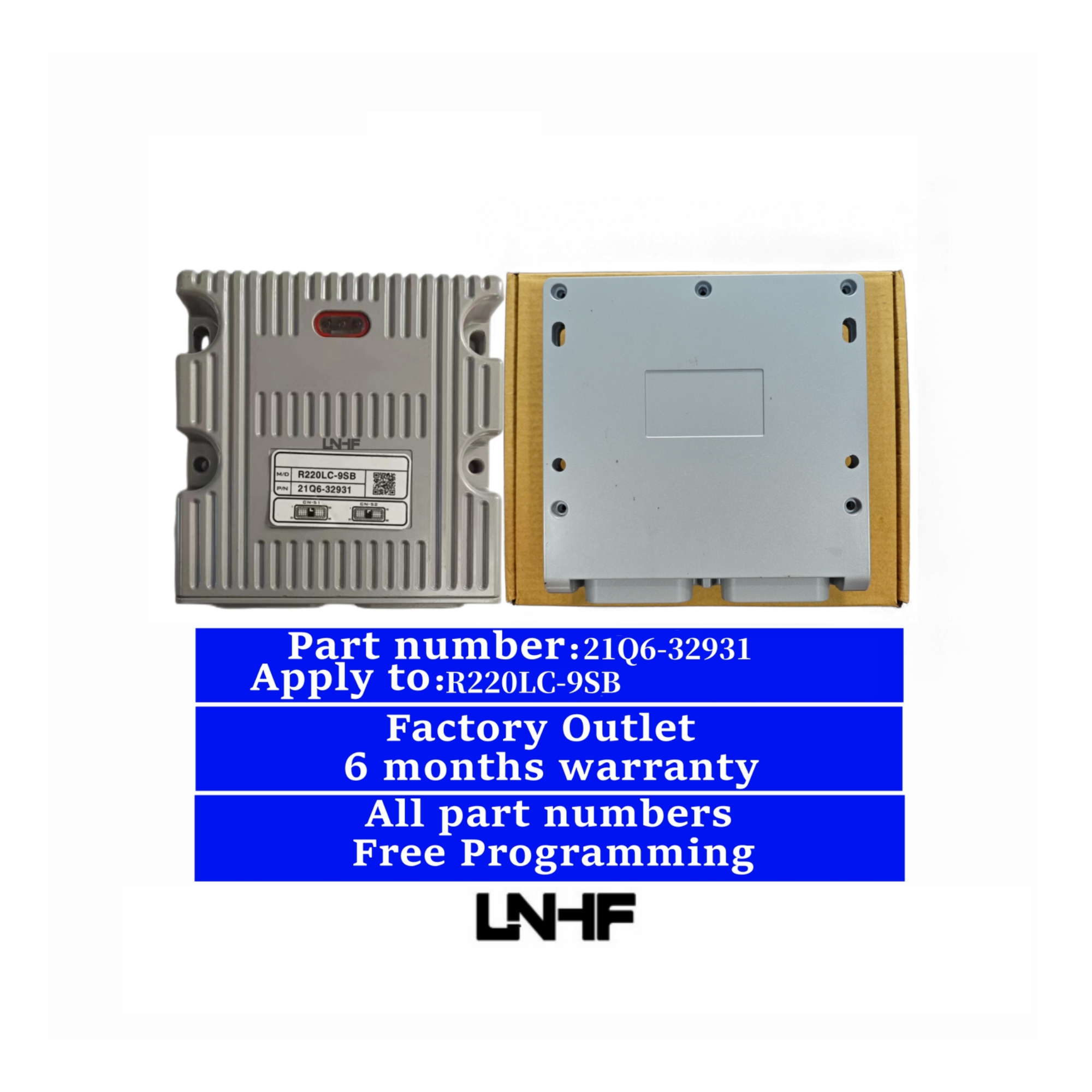 LNHF R220LC-9S Excavator Controller Panel Computer Board 21Q6-32931 Electronic Control Unit MCU