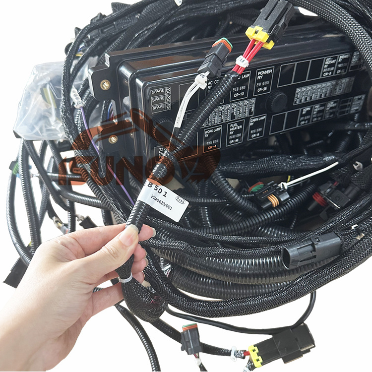 Excavator Engine Electrical Complete Wiring Harness 21Q6-18501 Harness for R220-9S R300-9S R260LC-9S Excavator