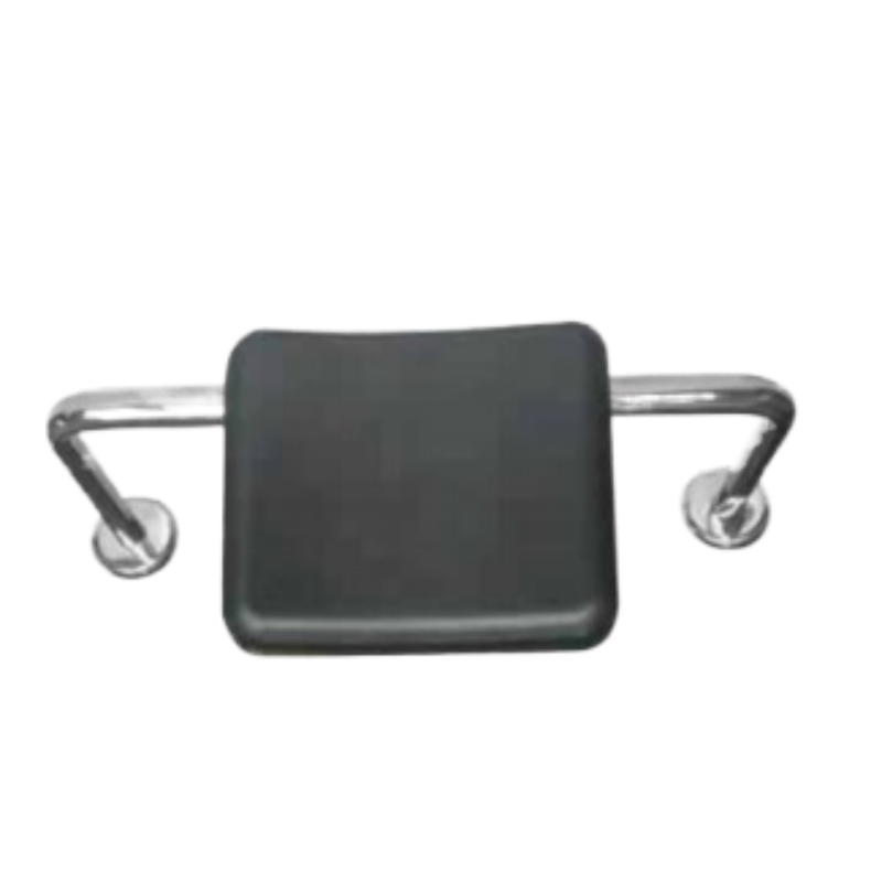 Durable Stainless Steel Shower Aid Support Handle with Backrest Mounted Bathroom Handrail/Grab Bars for Toilet Use