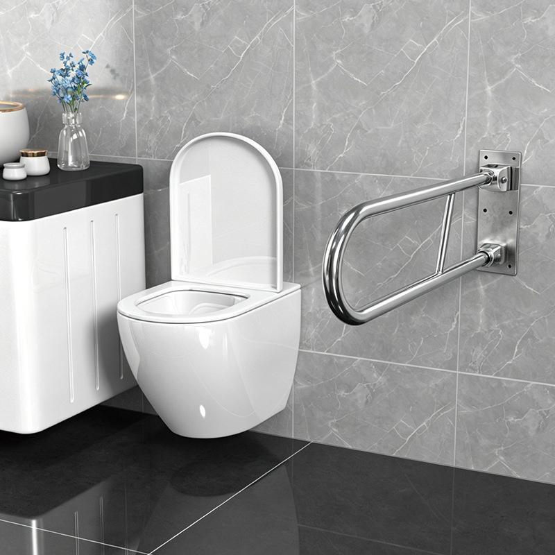 Wholesale Thickened Stainless Steel Modern Minimalist Bathroom Bathtub Non-Slip Handrail Elderly Safety Ergonomic Design