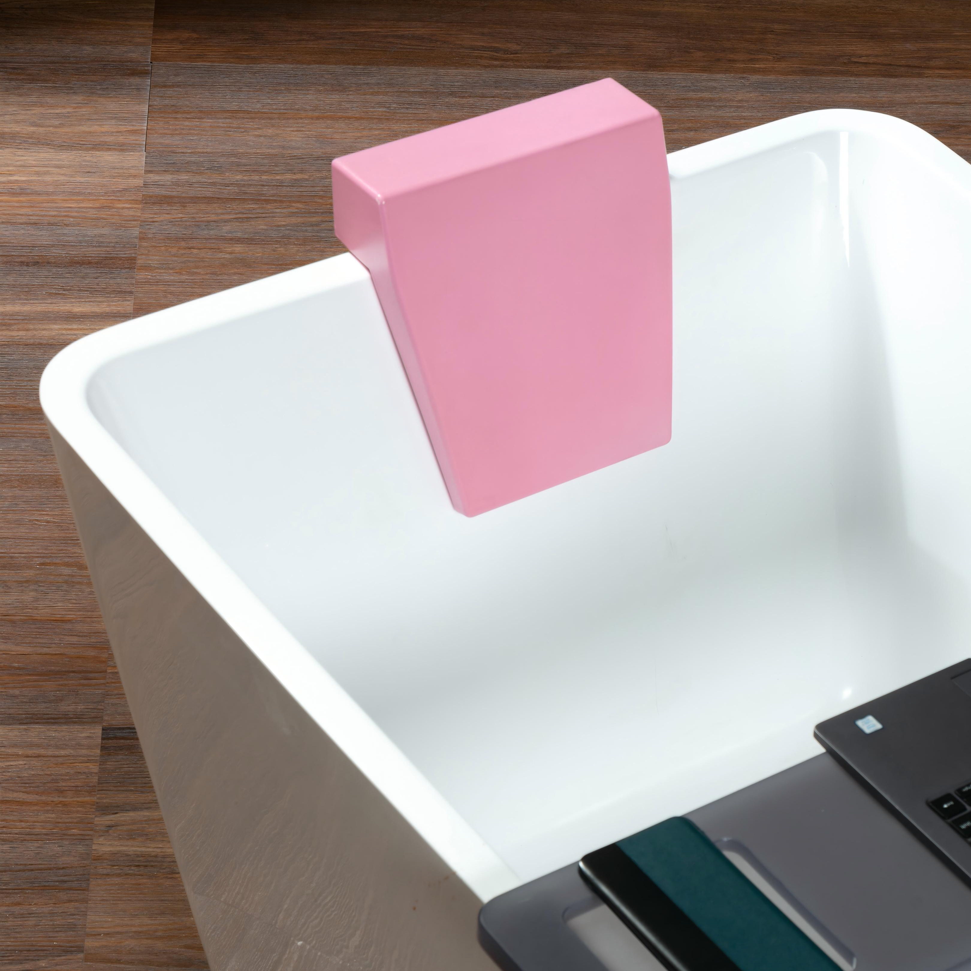 Durable Modern Style PU Anti-Bacterial Bath Tub Pillow Universal Fit with Sticky Design
