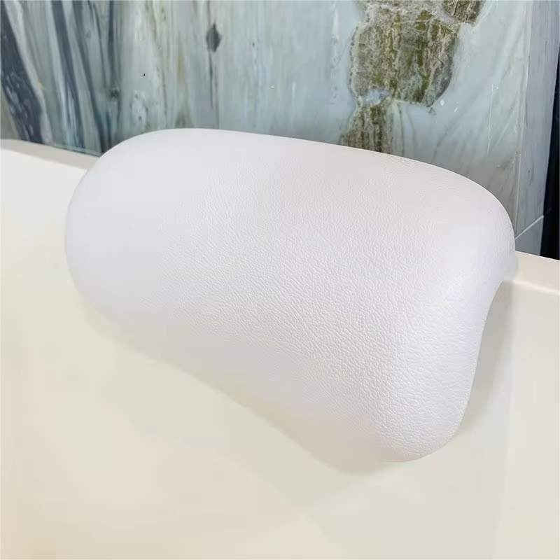 Home Bathroom Luxury Tub Soaking Bathtub Pillow Non-Slip PU Material Head Massage Neck Protection Reclining Backrest Cushion