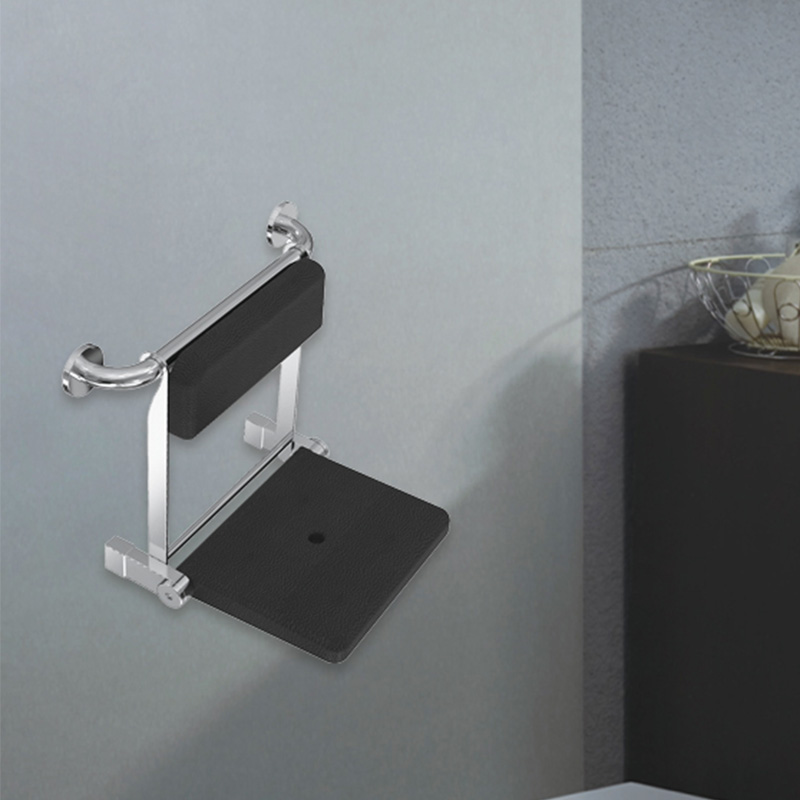 Convenient Modern Wall Mounted 304stainless Steel Folding Shower Seat for Bathroom and Shower Room