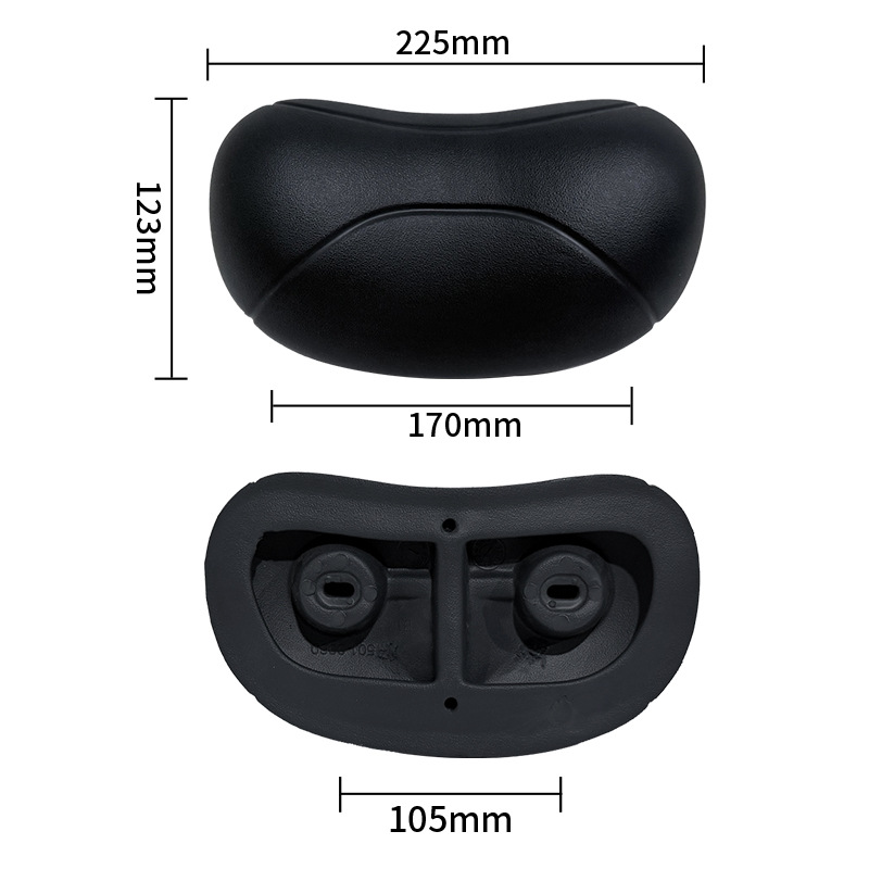 Maintenance-Free EVA Waterproof Non-Slip Soft High Elasticity Modern Minimalist Ergonomic SPA Pillow for Household Bathtub
