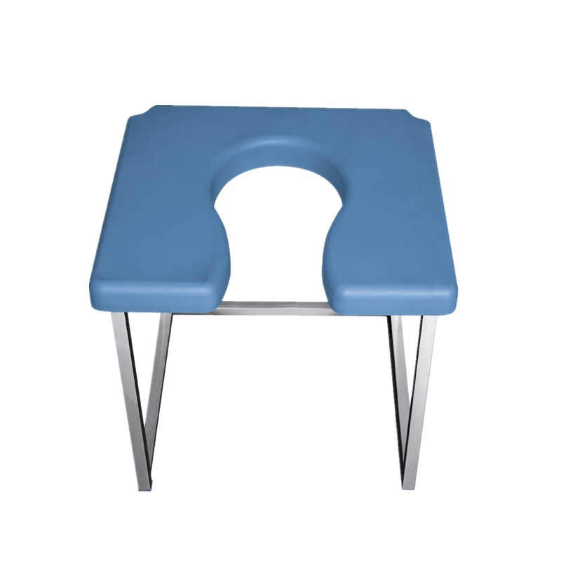 Modern Design Stainless Steel Free Standing Shower Seats with PU Padding for Bathrooms Wide Use Shower Room Accessories
