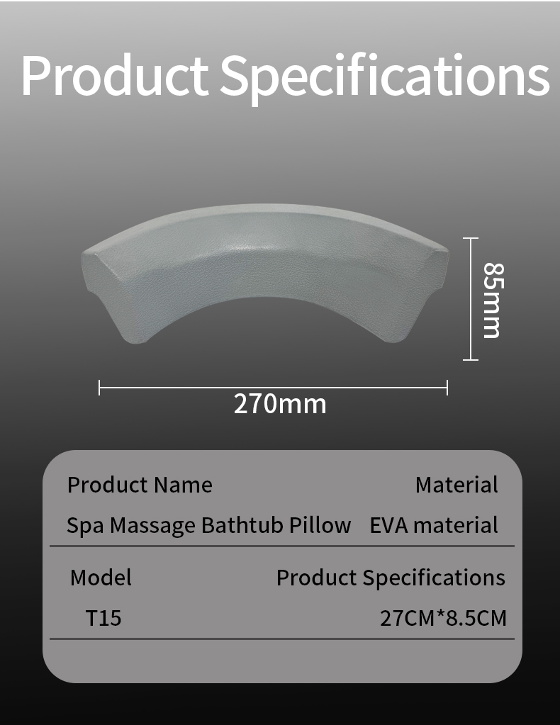 EVA Flexible Massage Bathtub Outdoor Pool Hot Tub Waterproof UV-Resistant Built-in Pillow Headrest