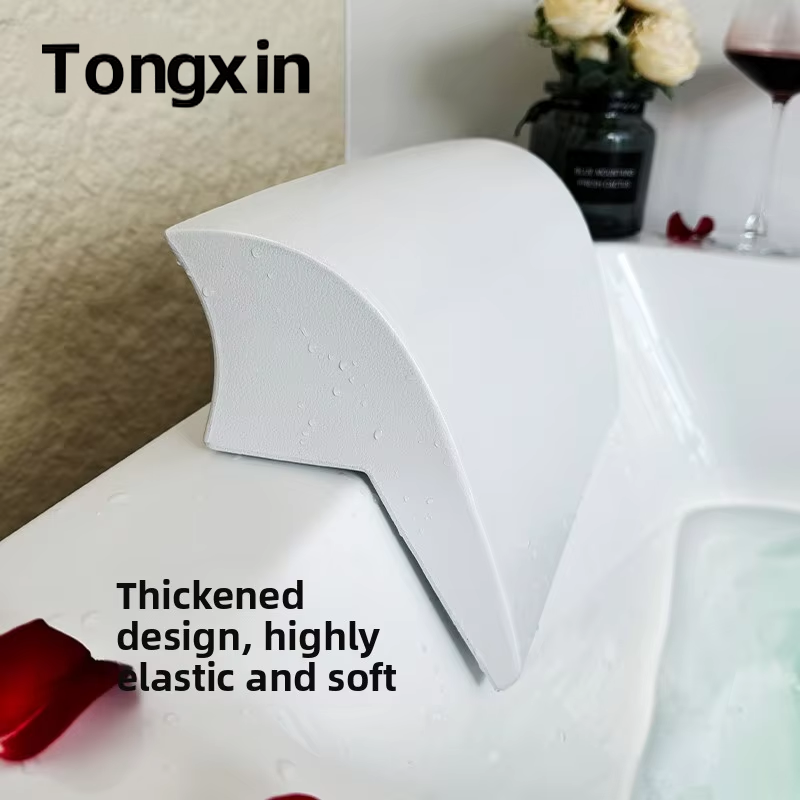 Modern Comfortable Square Bath Pillow Waterproof Moisture-Proof for Home or Hotel Installation-Free-X800-1