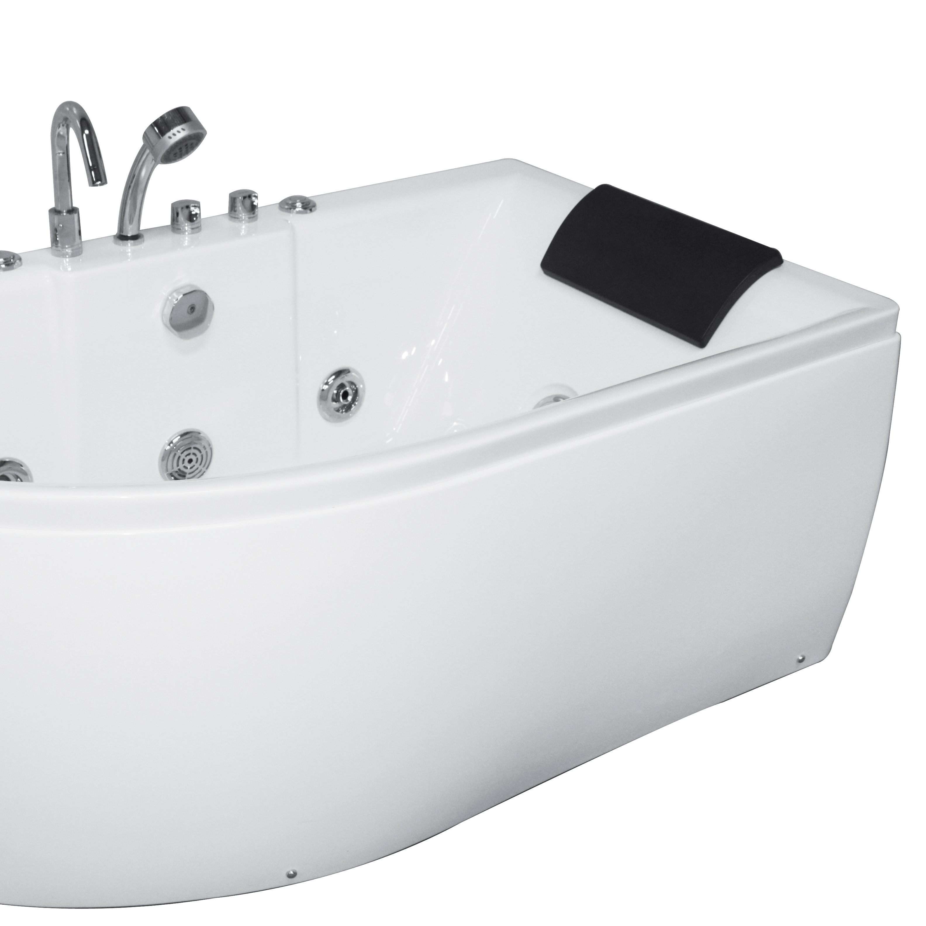 Manufacturer Direct Wholesale PU Waterproof Elastic Straightedge Convex-curved Bathtub Pillows SPA Massage Tub Headrest Backrest