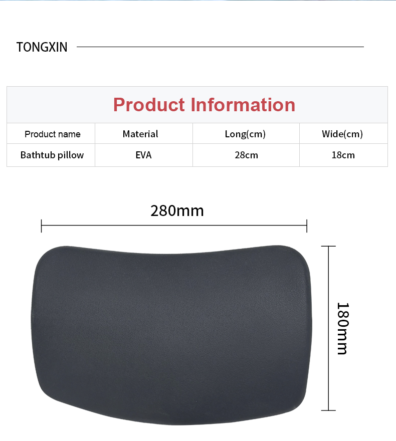 Factory-Customized Massage Bathtubs Hot Tubs Whirlpool Outdoor Pools and Built-In EVA Waterproof Elastic Pillows and Neck Pillow