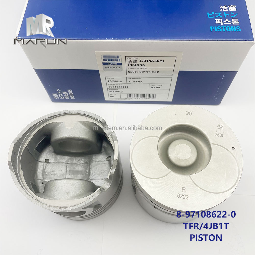 8-97108622-0 TFR97 4JB1 Piston for Excavator Engine Spare Parts