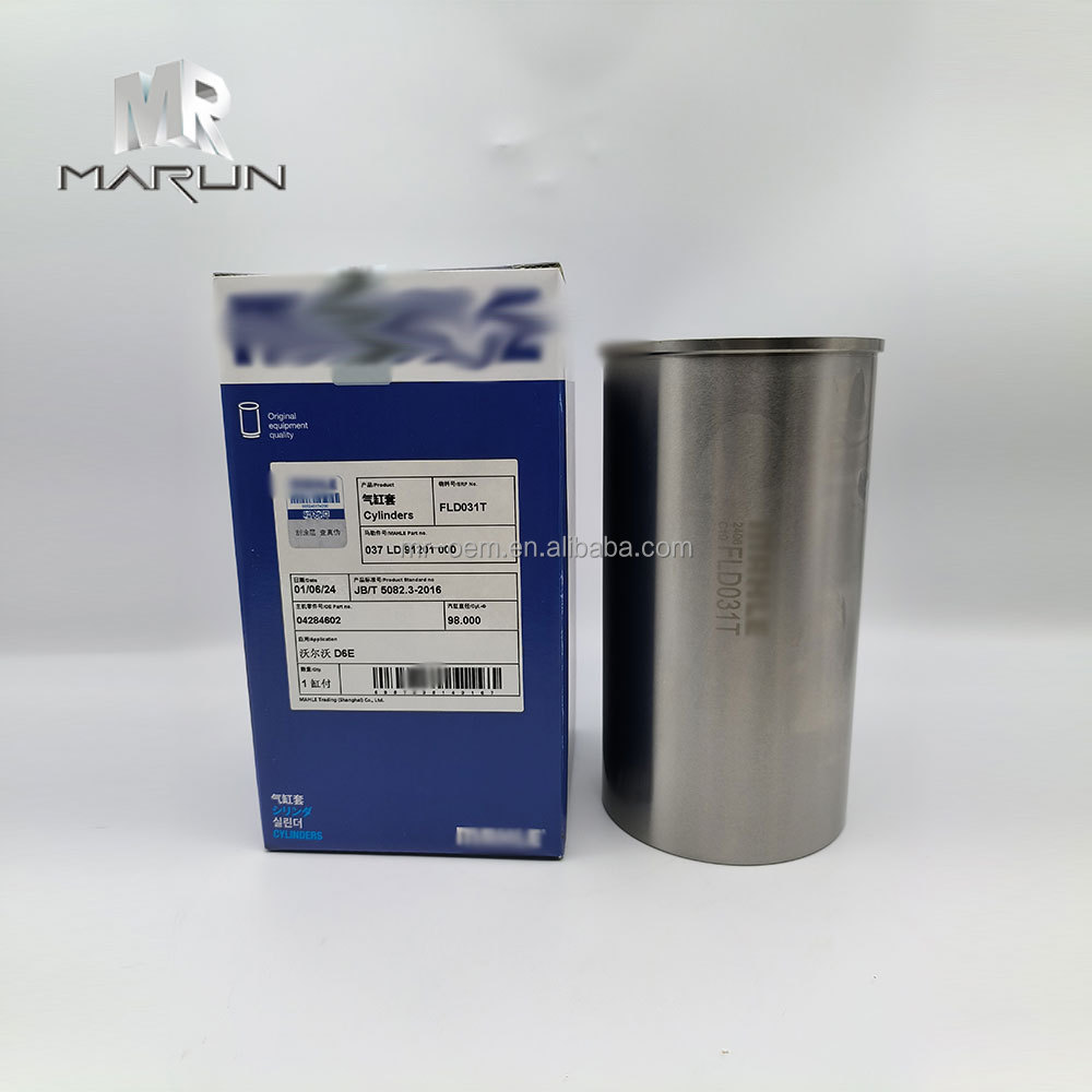 Original Cylinder Liner 04284602 D6E for VOLVO Excavator EC210B Construction Machinery