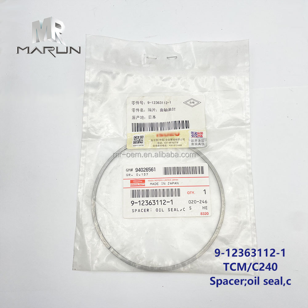 9-12363112-1 TCM C240 oil Seal Spacer Excavator Construction Machinery Diesel Engine Parts