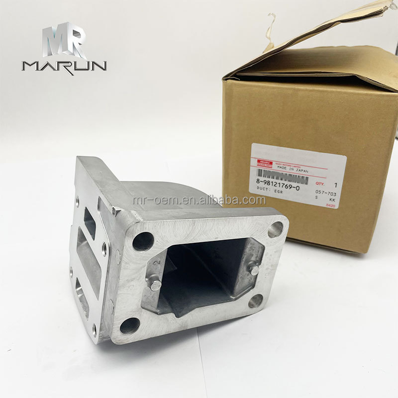 8-98121769-0 for 4HK1 ZX200-3 Excavator Original EGR Duct