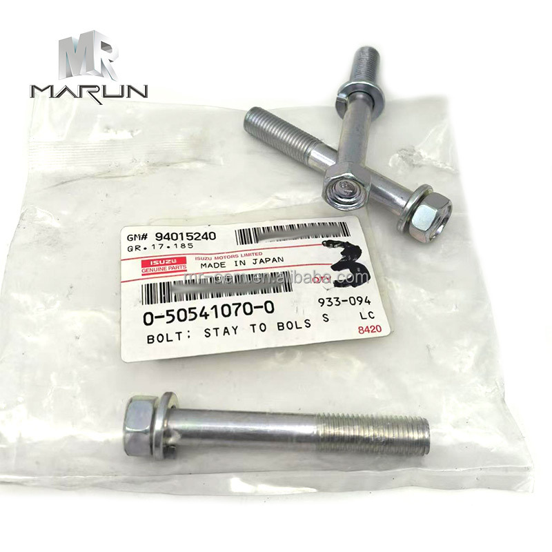 0-50541070-0 Original 4BG1 Diesel Filter Base Screw for Excavator ZX120 Engine Parts