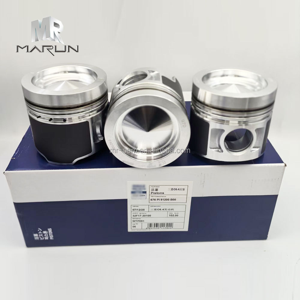 32F17-30100 SK140-8 320D D04 C6.4 Piston for Excavator Engine Spare Parts