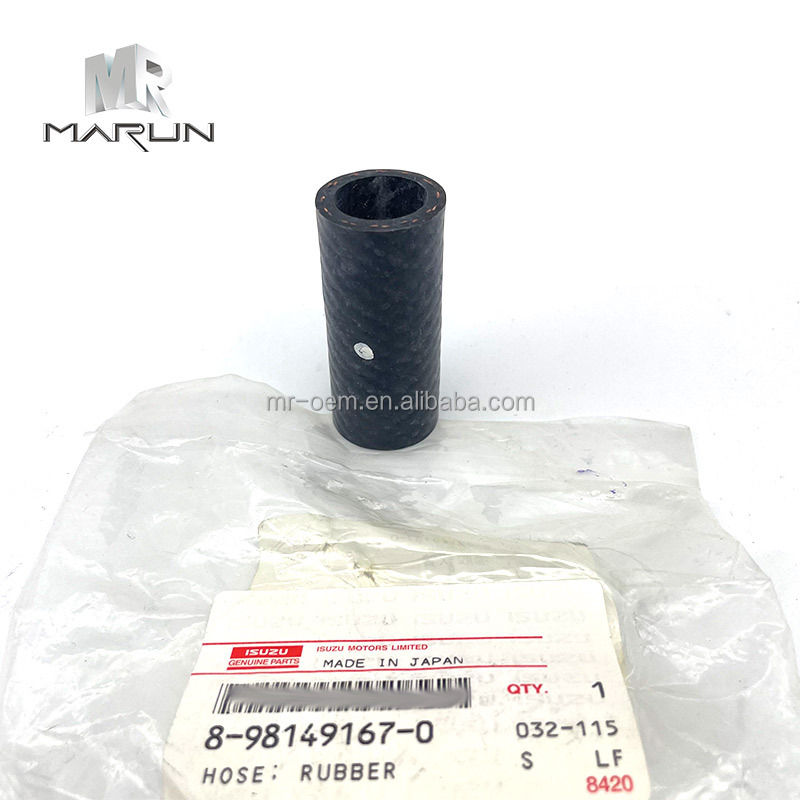 8-98149167-0 for SY550-G4 6WG1 Excavator Original Hose Rubber Construction Machinery