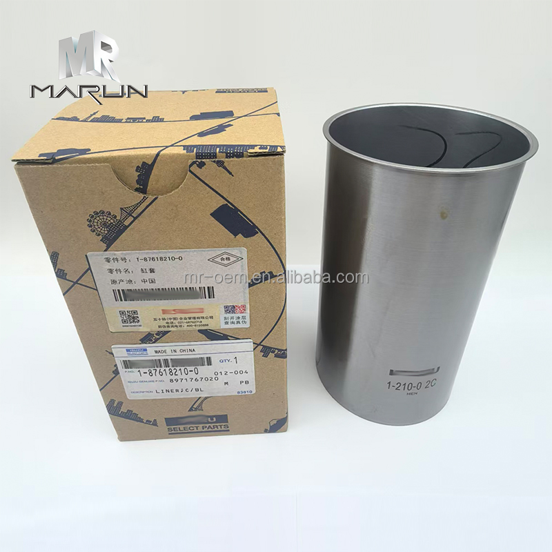 1-87618210-0 ZX70 4JG1 Liner Cylinder for Excavator Construction Machinery Diesel Engine Parts