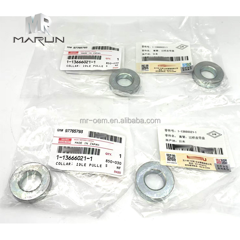 High Quality 6WF1 Air Conditioner Belt Adjustment Wheel Pad 1-13666021-1 Diesel Excavator Engine CXZ Machinery Parts