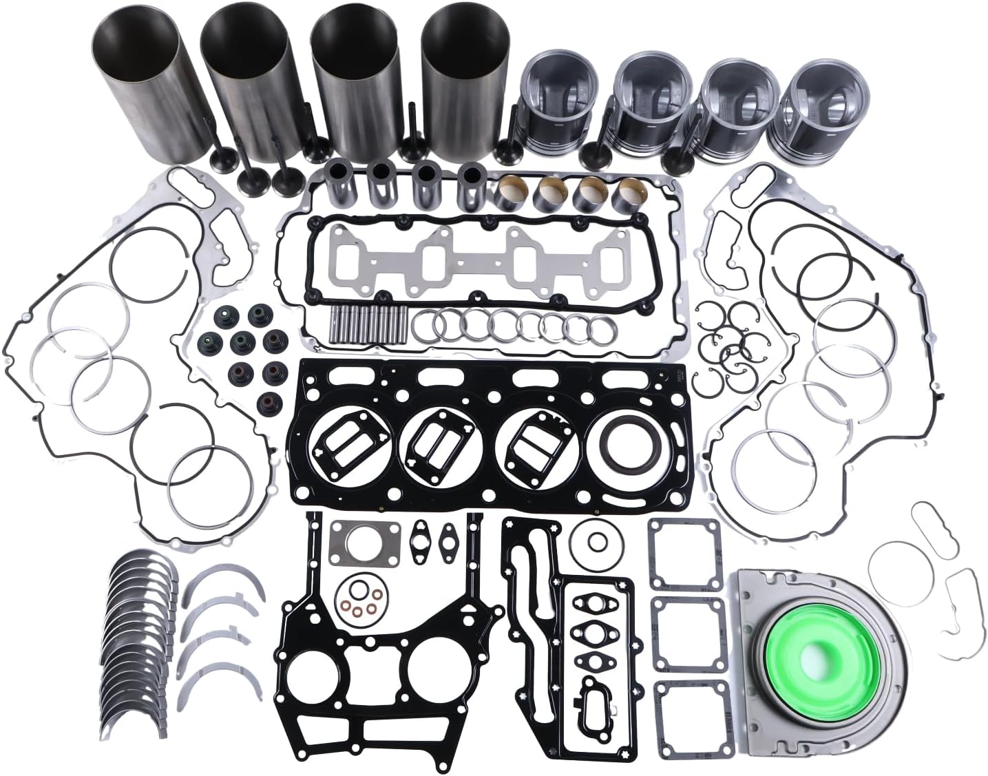 C6.4/C6.6/C7/C7.1/C9/C13/3066/3304/3306 C4.4 Engine Compatible Piston Overhaul Rebuild Kit Construction Machinery Parts CN 6