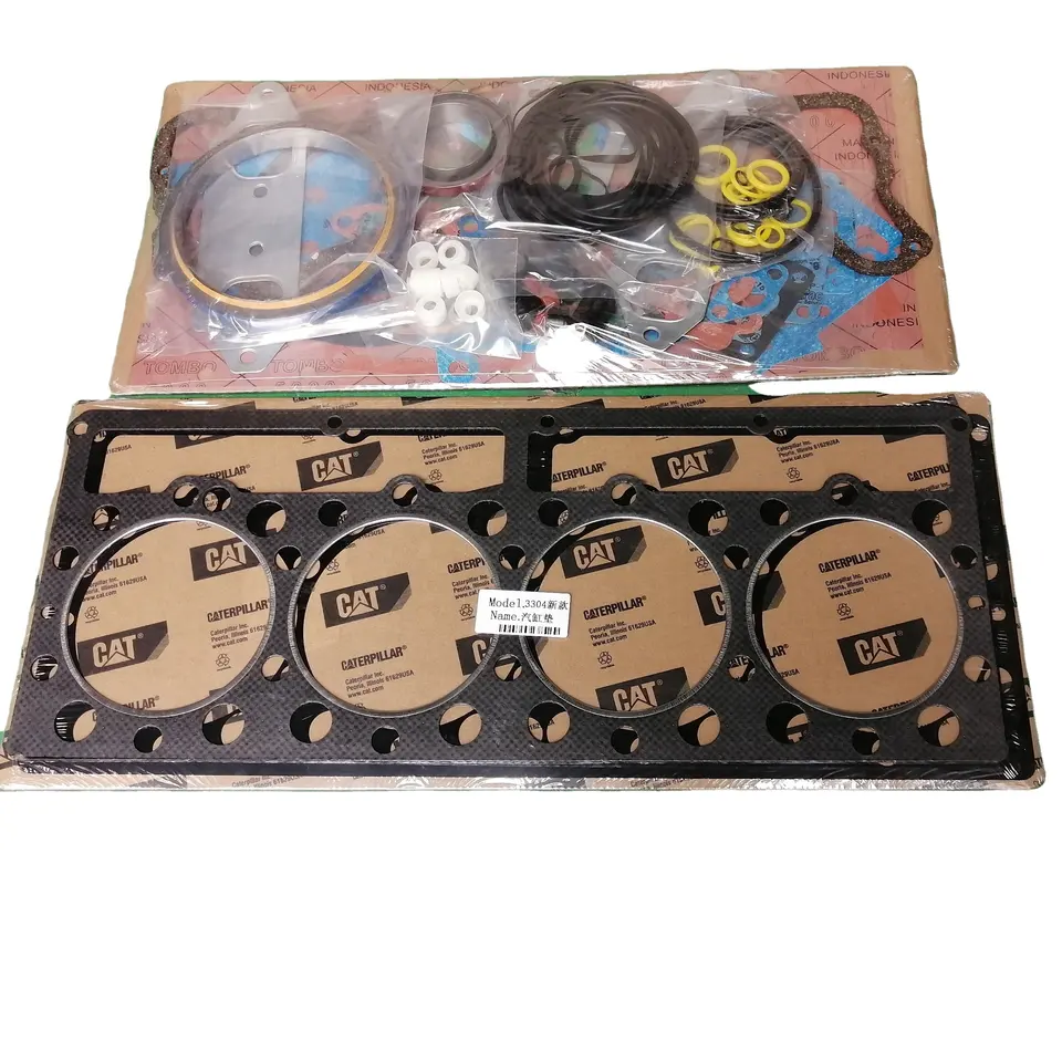 Construction Machinery Parts 6V2523 1208998 7N7386 Excavator Gasket Kits 3304 Complete Gasket Kits