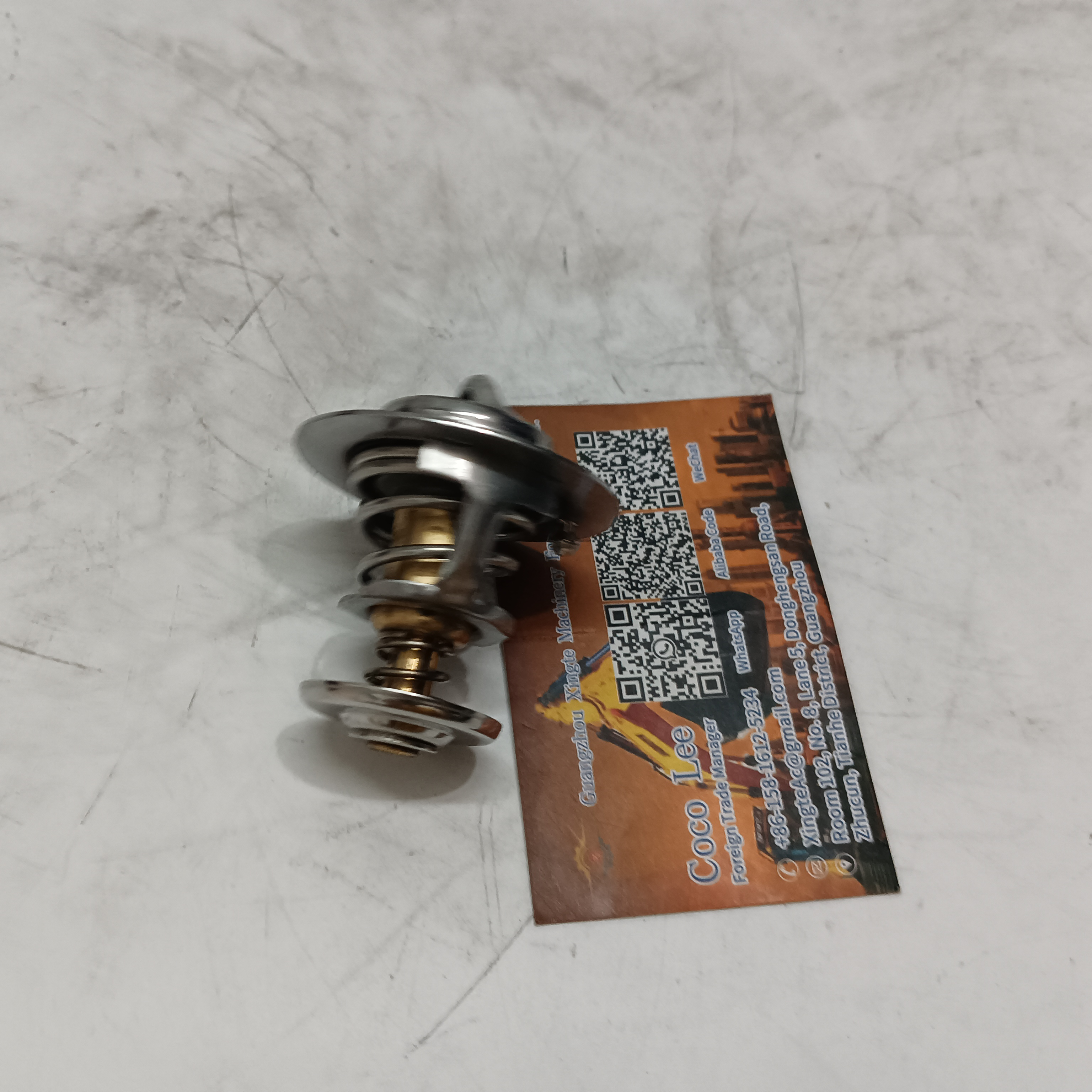 Excavator Parts Thermostat 145206230 403A-15 403D-15 403D-15T 403D-17 403F-15 403F-15T 404A-22 404D-22 404D-22T 404D Thermostat