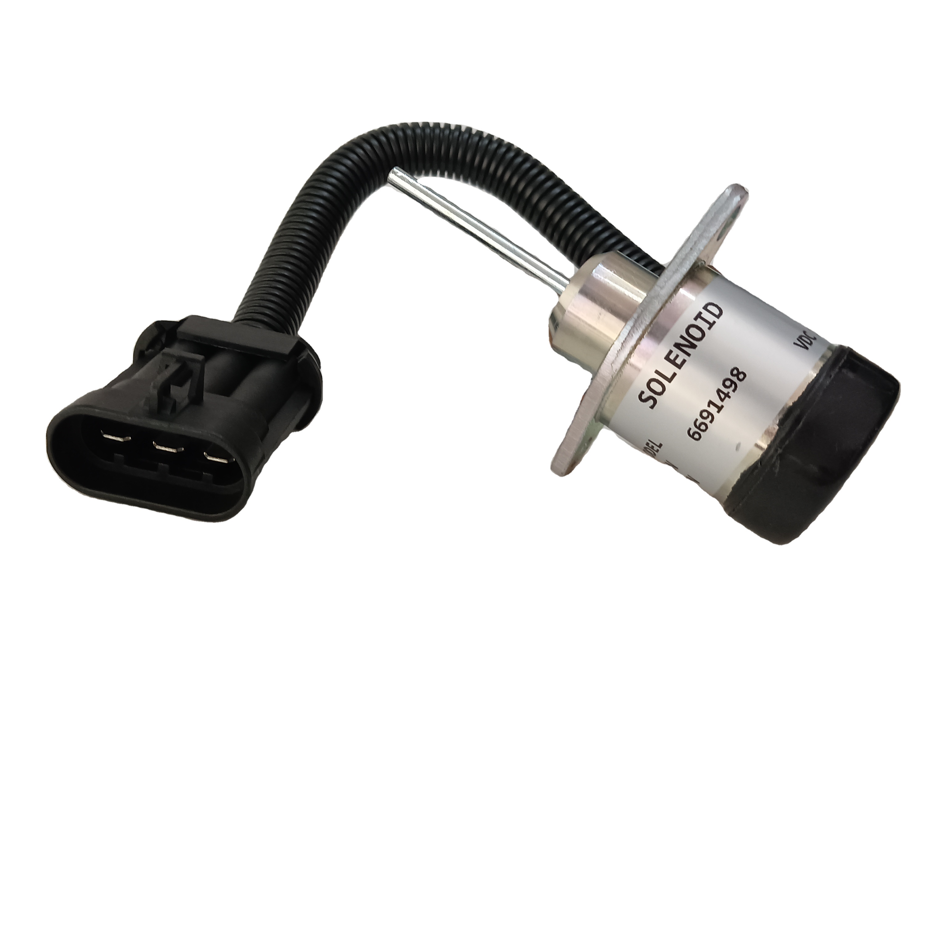 Good Quality Excavator Part  Engine Parts Shutdown Solenoid 6691498 for S185 Engine Stop