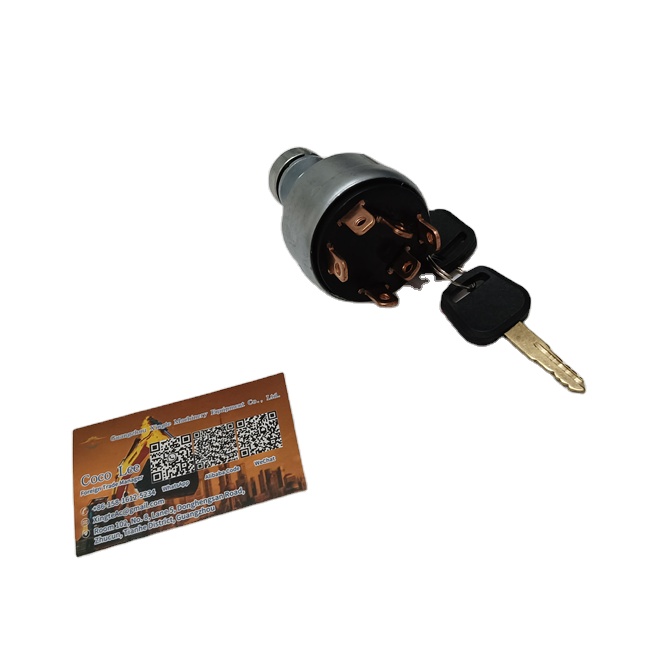 High Quality Excavator Part  PC Excavator Starter Ignition Switch 6 Lines PC200-7 22B-06-11910 Ignition Switch