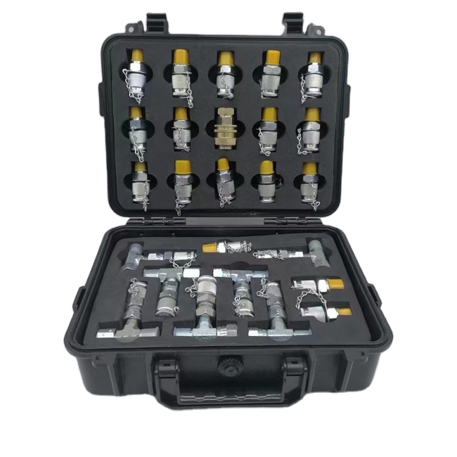 Excavator Part  Excavator Hydraulic Gauge 0-25 MPa 0-3500 PSI Pressure Test Gauge Kits