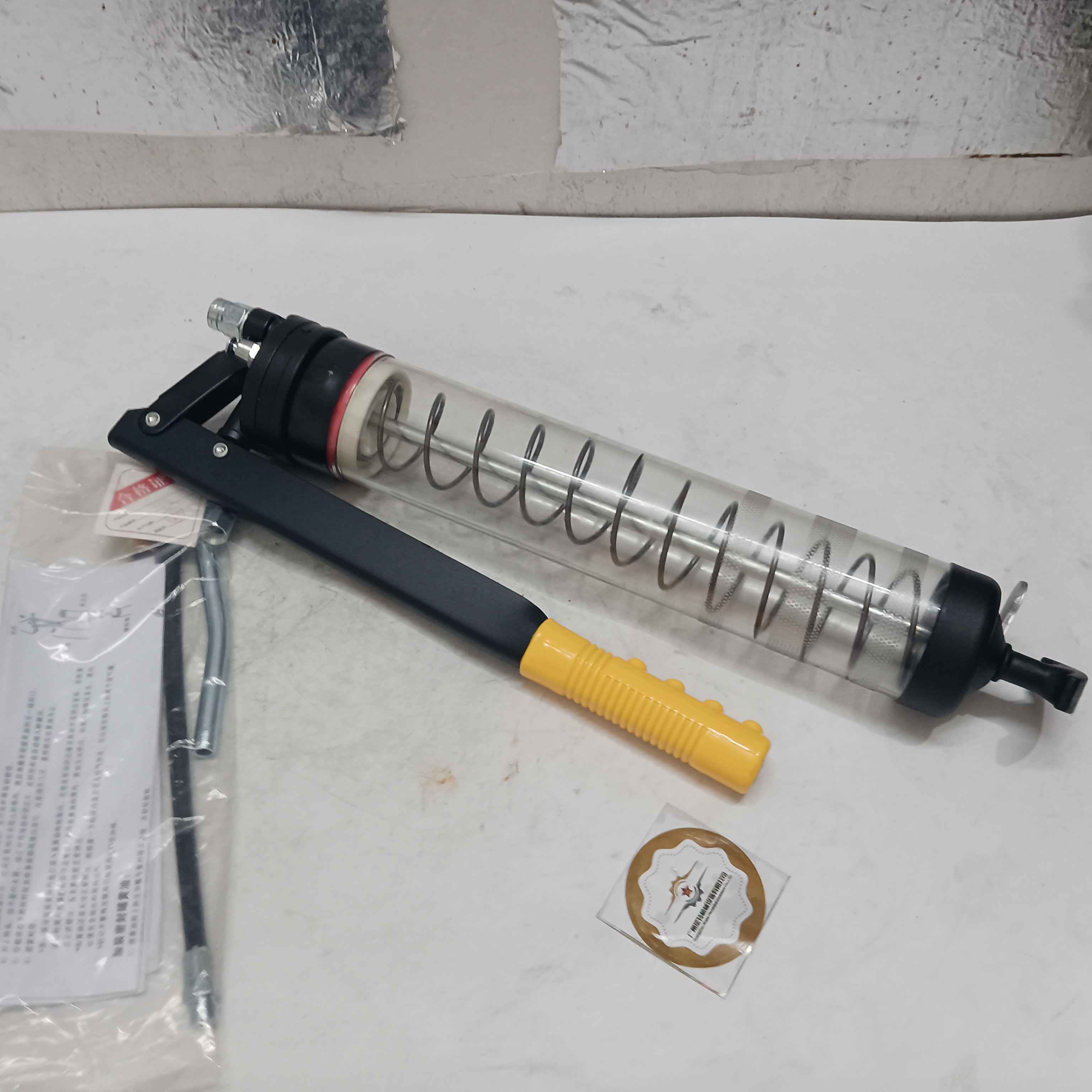 Excavator Parts Hand Grease Gun High Pressure Manual Grease Gun Accessory for Excavating Machinery