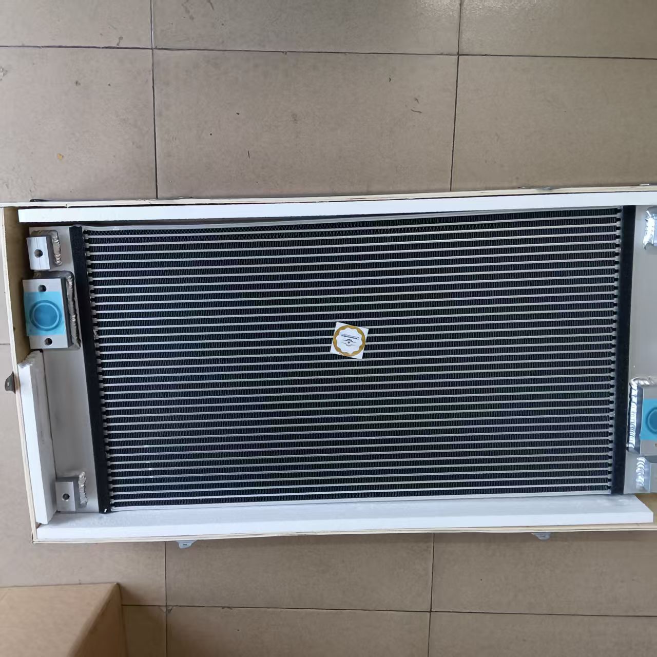 Construction Machinery  Parts SH210-5 Water Tank Aluminium 8795x445x100MM SH210A5 Y605111000 Excavator Radiator