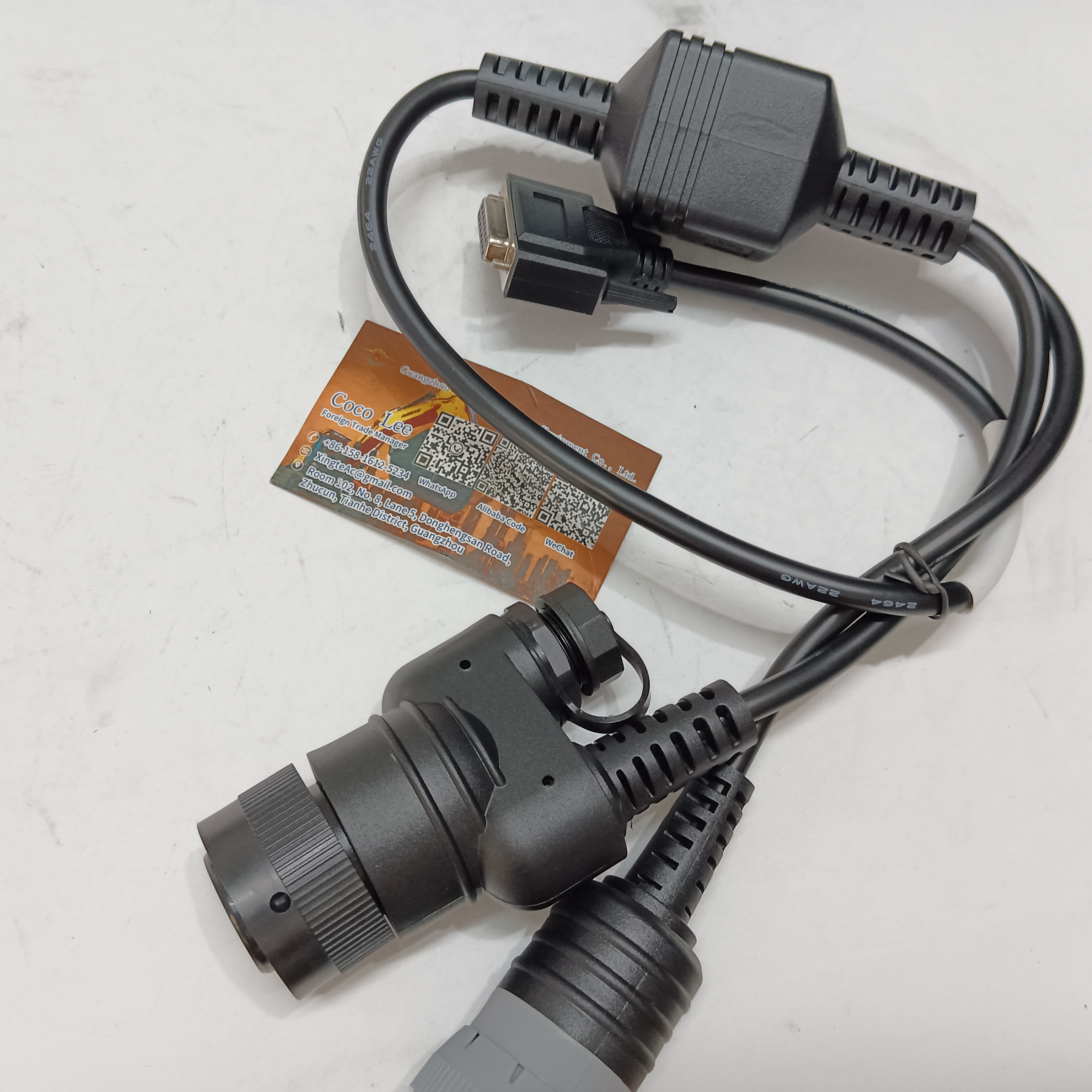 Original Diagnostic Harness 457-6114 Adapter Cable Assy 4576114 for Excavator Harness ET-3 ET3